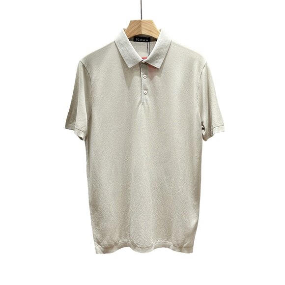 Kiton Light Grey Polo Shirt - Picture 1 of 5